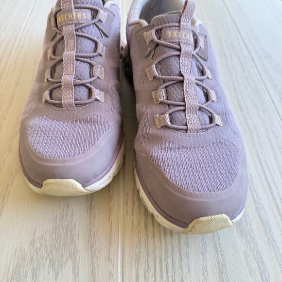 Skechers Women’s 7 Glide-Step Lavender Purple Trainers Sneakers - Picture 4 of 7